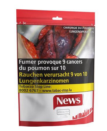 News Red Extra Large Zipbag 200